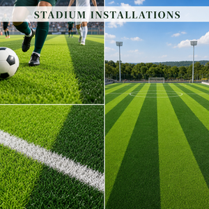 Gazon artificiel Euro professionnel durable en gros pour <span class=keywords><strong>terrains</strong></span> <span class=keywords><strong>de</strong></span> football, 50 mm, tapis <span class=keywords><strong>de</strong></span> sol vert pour stades et zones sportives - Product Image 6