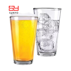 Verres à bière Sunyo faits à la main en verre cristallin sans plomb, style campagnard, avec logo <span class=keywords><strong>personnalisé</strong></span> - Product Image 1
