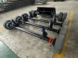 Nuovo Kit Assale Singolo Leggero da 3500 libbre con Timone Ribaltabile Completo, Mozzo Semi-Elettrico, Sospensione a Balestra da 2000-2200 libbre per Rimorchi in Acciaio - Product Image 3