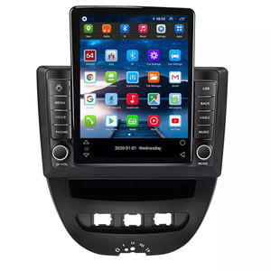 Tesla Android 10 IPS 2.5D voiture <span class=keywords><strong>lecteur</strong></span> DVD pour <span class=keywords><strong>Peugeot</strong></span> 107 citroën C1 Toyota Aygo 2005 - 2014 BT GPS Navigation SWC Carplay - Product Image 2
