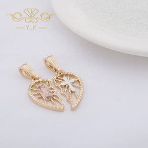 Thiết Kế Độc Đáo Christian Zircon Hợp Kim Trẻ Em Của Đức Trinh Nữ Maria Chúa Giêsu Tình Yêu Mặt Dây Chuyền Trái Tim Bị Hẹp Vòng Cổ - Product Image 6