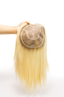 Vente directe usine – Cheveux humains Remy 100 % naturels, sans nœuds, couleur blond platine, 12-20 pouces, lisses, différentes textures