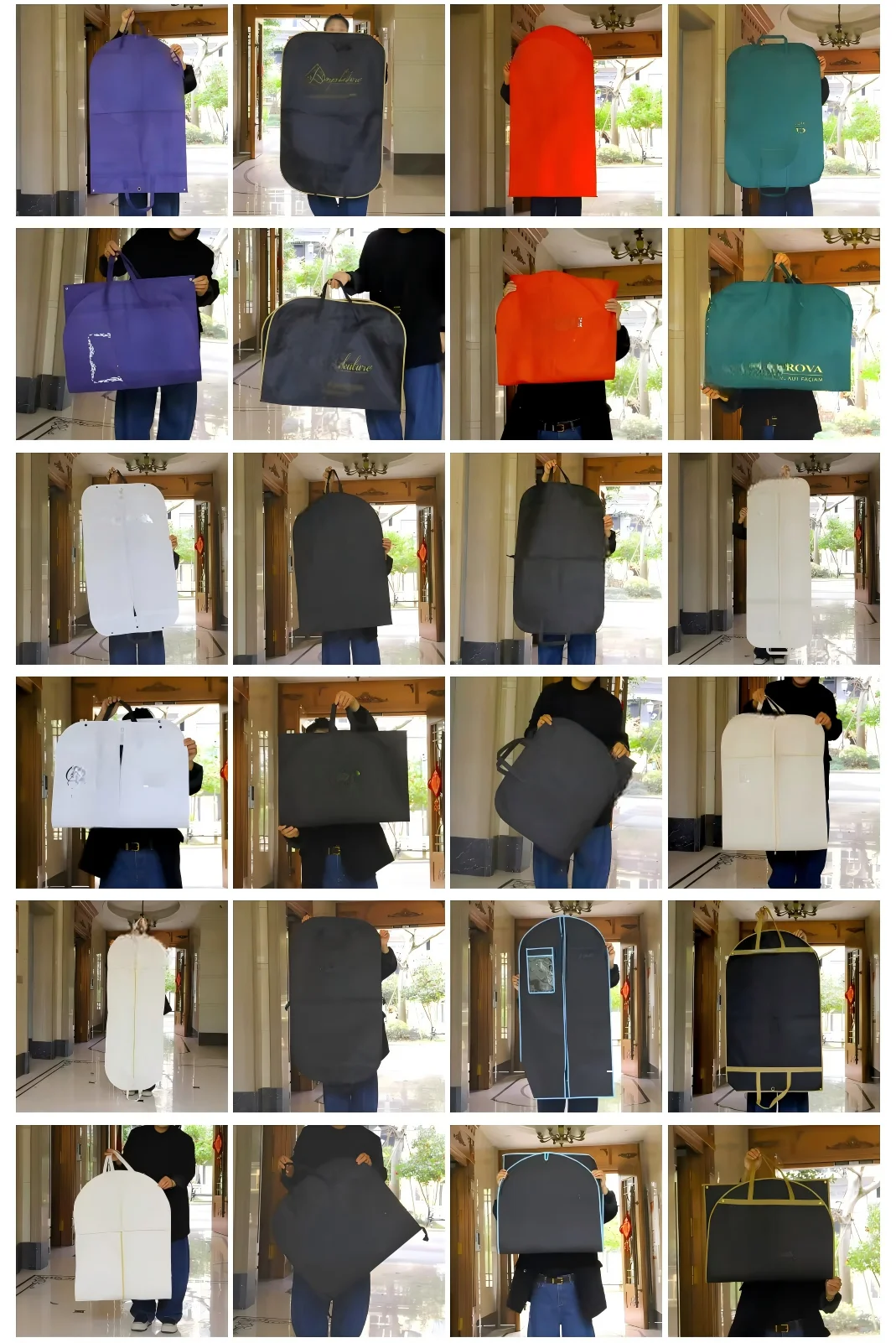 Transparent garment hanging compression bag-13570cm