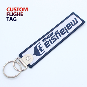 OEM Customized Woven Dog/Panda/Fruit/Rectangle Design Keychain Tags Personalized Name Plate QR Code for Travel Suitcase <b>Backpack</b> - Product Image 1