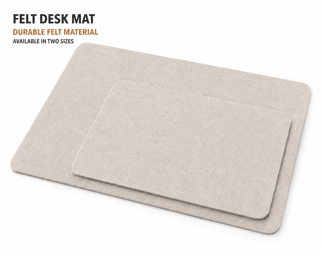 Wholesale Custom Felt Desk Mat Large Non-Slip Table Protector Pad with Rounded Corners for Office and Dining Use