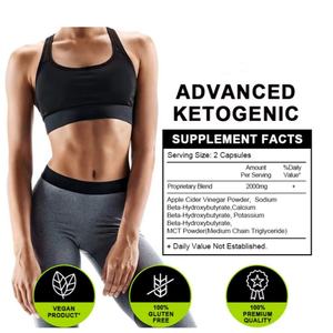 Capsules Keto Capsules Mélange et regain d'énergie Keto Softgel Vegan Keto BHB Capsules biologiques - Product Image 6