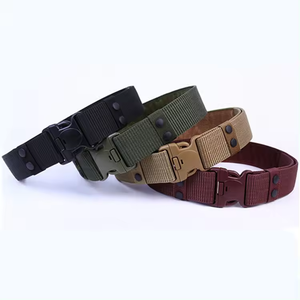 <span class=keywords><strong>Ceinture</strong></span> tactique réglable en toile pour <span class=keywords><strong>homme</strong></span>, à <span class=keywords><strong>d</strong></span>égagement rapide, pour entraînement extérieur et agents de sécurité - Product Image 1