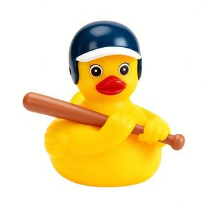 Promo Jouets en Gros pour Enfants : Jouets de Bain et de Jeu Aquatique, Petits Canards Jaunes en Forme de Baseball - Product Image 1