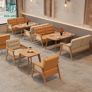 Chaise de loisirs <span class=keywords><strong>en</strong></span> bois massif pour café pour café lait thé magasins de bonbons meubles de salle à manger décontractés durables - Product Image 2