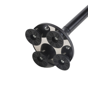 Adjustable Aluminum Alloy Four Legged <b>Cane</b> With Non Slip Grip Telescopic Walking Stick For Elderly Support Mobility Aid - Product Image 3