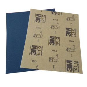 Papel de <span class=keywords><strong>lija</strong></span> resistente al <span class=keywords><strong>agua</strong></span> de carburo de silicio abrasivo para automóviles 3M101Q 60 #-800 # Grano 280x230mm Tamaño para moler y pulir - Product Image 5