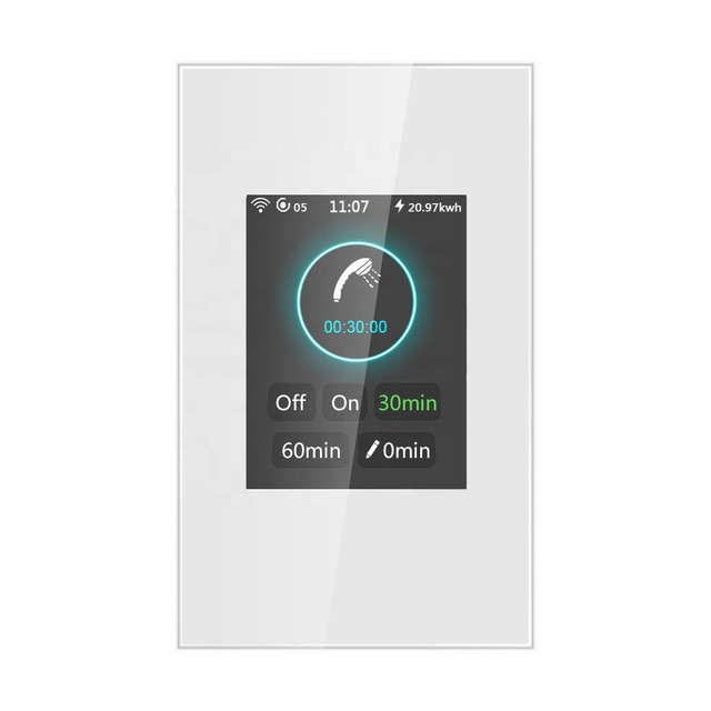 Lanbon LCD Wifi Water Heater Boiler Touch Wall Boiler Smart Switch APP Control Timer Alexa Google Home Siri Voice Control