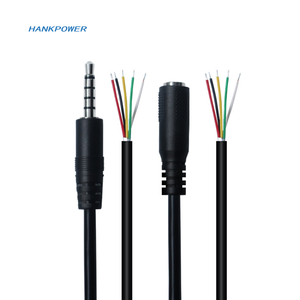 Câble stéréo 1m AUX 5 pôles 3.5mm mâle femelle 5 fils étain sur la queue lecteur de voiture casque d'ordinateur câble audio Tv - Product Image 4