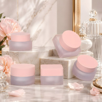 Pot de Gel Constructeur Acrylique Givré de Luxe pour Vernis à Ongles, Contenants Cosmétiques – Formats 4g, 15g, 20g, 30g, 50g – Vente Chaude
