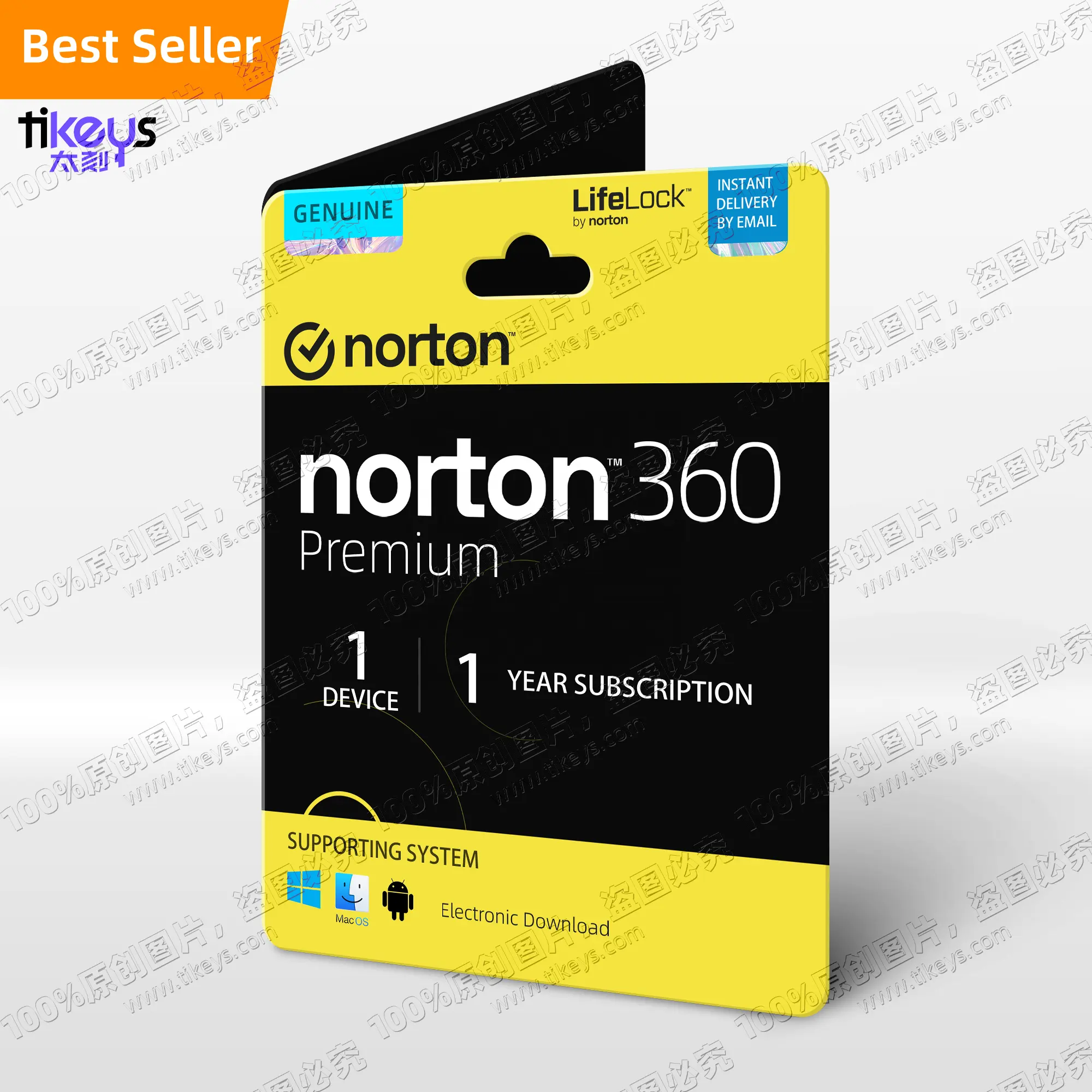 برنامج 24/7 Online Norton 360 Premium 2023 جهاز واحد مفتاح سنة واحدة برنامج حماية المنافذ العالمية من الفيروسات ليس 10 أجهزة