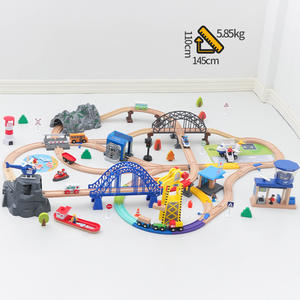 <span class=keywords><strong>Juguete</strong></span> <span class=keywords><strong>de</strong></span> bloques <span class=keywords><strong>de</strong></span> construcción <span class=keywords><strong>de</strong></span> vía <span class=keywords><strong>de</strong></span> <span class=keywords><strong>tren</strong></span> <span class=keywords><strong>de</strong></span> madera para niños Compatible con <span class=keywords><strong>Thomas</strong></span> Car Features City Car & Helicopter Scene - Product Image 6