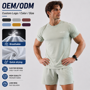 Custom Gym T-<strong>shirt</strong> Oversize For <strong>Men</strong> Lightweight Muscle Fitness <strong>Active</strong> Wear Workout Running Tops <strong>Mens</strong> Gym Dry Fit T-<strong>shirt</strong> - Product Image 1