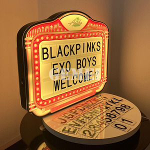 Alfabeti A-Z e 0-9 numeri lettere EXTRA tendone per la bacheca a LED lettera NIGHTCLUB segno festa di buon compleanno - Product Image 3