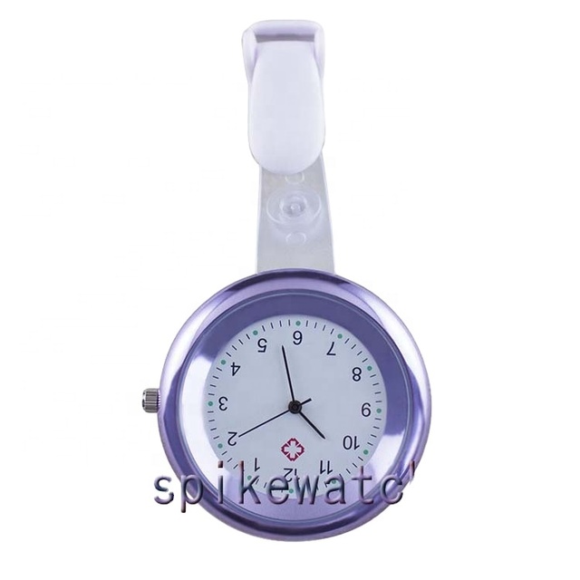 FOB Metal Nurse Watch Stainless Steel Back for Nurses and Doctors