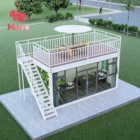 Petite maison de bureau moderne isolée de 20 pieds Maison mobile préfabriquée certifiée CE avec conteneur détachable Design Matériau en acier