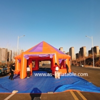Tente gonflable de luxe de yourte pour des événements d'église et la publicité Structure gonflable durable et élégante