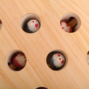 Gioco per <span class=keywords><strong>Gatti</strong></span> 3-in-1: Puzzle Box Interattivo in Legno per Interni ed Esterni con Tiragraffi Pop-Up e Funzioni <span class=keywords><strong>di</strong></span> Gioco Stimolanti - Product Image 6