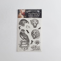 Autocollant de tatouage temporaire 3d fabricant en gros tatouage temporaire personnalisé Autocollants de visage de tatouage au henné