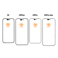 Novecel Verre + OCA + Anneau en éponge photosensible pour réparation d'écran tactile LCD iPhone 18 18Pro 15 17Pro Plus Pro Max 16 17 16promax