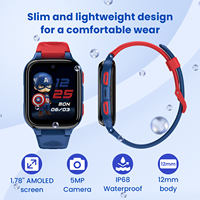 LAGENIO Goede Prijs 4G AI Kinder Smartwatch GPS LBS WIFI Tracker HD Videogesprek IP68 Waterdicht 5MP Camera Smartwatch voor Kinderen