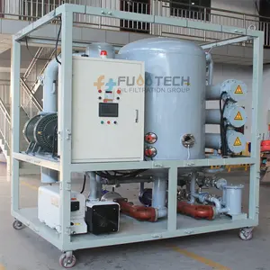 Máquina de filtración de aceite de transformador de vacío de voltaje ultraalto de tipo móvil 6000LPH 330KV/500KV