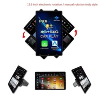 RoadNavi Radio con Pantalla Táctil Universal de 13.6 Pulgadas y Estilo Tesla, Unidad Principal para Automóvil con Android 13, Estéreo para Auto, GPS NAV
