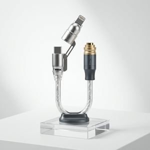 Adaptador <span class=keywords><strong>de</strong></span> <span class=keywords><strong>Audio</strong></span> Tipo-C a 3.5mm para Auriculares y Micrófono, Conversor <span class=keywords><strong>de</strong></span> <span class=keywords><strong>Audio</strong></span> Digital OTG con Decodificación para Transmisión en Vivo y Grabación - Product Image 1