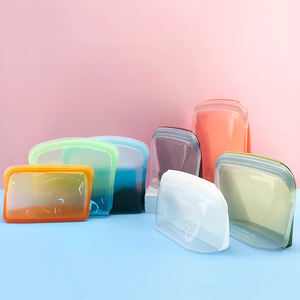 Túi đựng thực phẩm silicon Xiangrui có thể tái sử dụng, hộp đựng thực phẩm nhà bếp, túi khóa kéo được cấp bằng sáng chế - Product Image 3