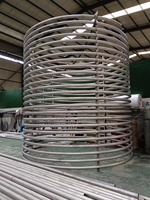 Tube en titane et coquille échangeur de chaleur évaporateur pièces d'échangeur de chaleur titane bobine tuyau bobine Tube Utubes