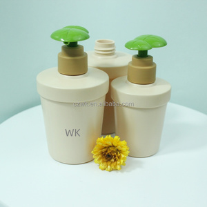 Luxury <strong>Planter</strong> Shape Bottles Plastic Emulsion Bottle with Pump for Body Lotion Cream Skincare Packaging OEM ODM Accepted - Product Image 3