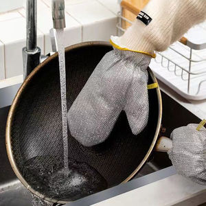 Gants de nettoyage en fil métallique pour cuisine, pour casseroles et poêles, chiffons à vaisselle, gants de nettoyage ménager en fil métallique anti-rayures - Product Image 5