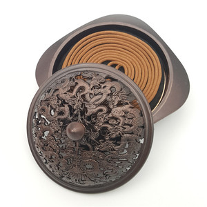 Quemador de incienso de bobina redonda de Metal, quemador de incienso portátil personalizado para el hogar, gran oferta - Product Image 4