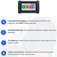 XTOOL X100 PADS EV : Scanner de diagnostic complet pour véhicules électriques, outil de programmation de clés pour voitures électriques à énergie nouvelle
