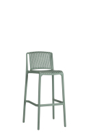 Meubles DL en gros, mobilier moderne pour salle à manger, chaises et tabourets en plastique PP pour fêtes en plein air, sans accoudoirs