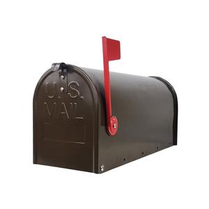 Boîte aux lettres élégante à montage postal avec boîte de dépôt de drapeau pour la maison à l'extérieur de la boîte aux lettres en métal en acier de sécurité pour <span class=keywords><strong>journal</strong></span> - Product Image 3