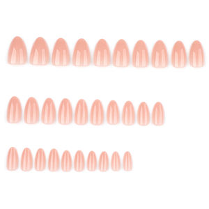 <span class=keywords><strong>Uñas</strong></span> Postizas Personalizadas de Gel Suave Importadas de Corea, GD50 de Alta Calidad, 30 Piezas, Forma Almendrada Corta, <span class=keywords><strong>Uñas</strong></span> de Presión - Product Image 5