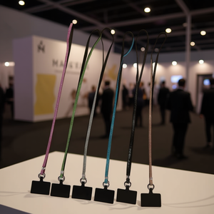 Cordino Z Brand 120cm in nylon largo con chiusura in metallo per uso promozionale - Product Image 3