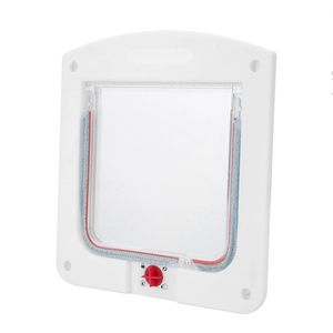 Dropshipping Tahan Cuaca 4 Cara Mengunci Penutup Kucing Interior Pintu Eksterior untuk Kucing & Anjing Cocok untuk Jendela & Dinding - Product Image 1