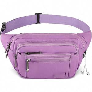 Free Sample Wholesale Custom <b>Rainbow</b> Hiking Waist <b>Bag</b> Oxford Travel Cycling Fanny Pack - Product Image 1