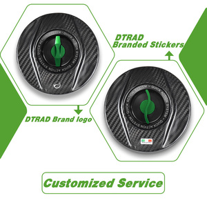 غطاء خزان وقود جديد من ألياف الكربون لدراجات كاواساكي ZX-10R/RR ZX-6R ZX-14R Z800 Z750 Z125 <span class=keywords><strong>Z1000</strong></span> SX سريع الفك لغطاء الوقود والبنزين - Product Image 1
