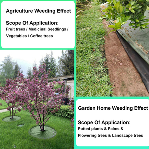 <span class=keywords><strong>Tapis</strong></span> anti-mauvaises herbes ENON 2FTx2FT en tissu non tissé pour aménagement paysager, bloc anti-herbe pour <span class=keywords><strong>tapis</strong></span> agricoles, 100% tissu PP - Product Image 5