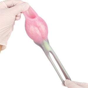 YOCY Funda para Pene Gruesa con Nudo de Perro y Diseño de Calavera de Lobo de Fantasía, Funda Abierta para Alargamiento de Pene Masculino, Juguetes Sexuales para Parejas al por Mayor - Product Image 5