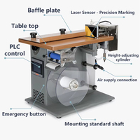 Étiqueteuse semi-automatique de bureau à surface plane Applicateur manuel d'autocollants pour emballage de petites boîtes de pots de bouteilles carrées
