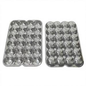 Bandeja de Plástico Transparente de PVC con 24 Compartimentos para Frutas, 24 Unidades por Paquete, Bandeja Transparente para Empacar Manzanas, Bandeja Transparente para Manzanas - Product Image 1