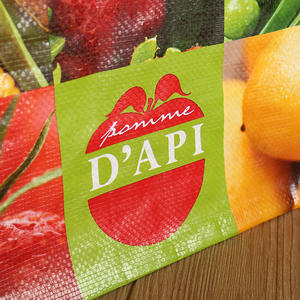 <span class=keywords><strong>Carrefour</strong></span>-bolsas de plástico recicladas para supermercado, bolsas de tejido pp reutilizables, respetuosas con el medio ambiente - Product Image 3